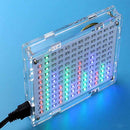 LED Digital Clock Music Audio Spectrum Electronic Kit Temperature Display New