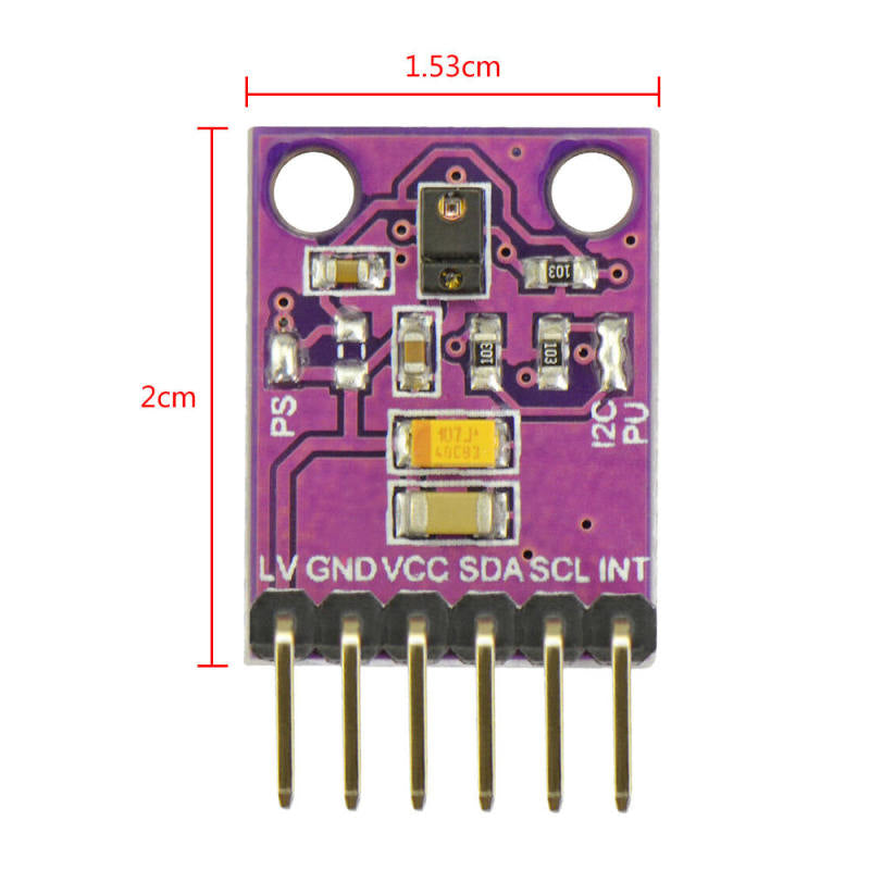 1 x GY-9960 3.3V RGB IR Gesture Detection Sensor APDS-9960 Breakout Module New
