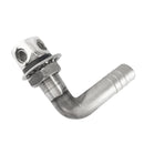 1x 15mm 316 Stainless Steel 90 Degree Bend Boat/Yacht/Car Gas Fuel New JHV