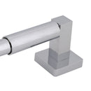 1 x Square Modern Bathroom Toilet Roll Holder in Chrome Wall Mounted Desi DUE