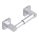 1 x Square Modern Bathroom Toilet Roll Holder in Chrome Wall Mounted Desi DUE