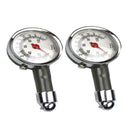 2x Auto Car Motorcycle Tire Tyre Air Pressure Gauge Dial Meter Vehicle Tester c