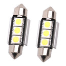 5pcs Canbus No Error 36mm 5W Smd 3-LED Car Day Running Lights Lamps Bul IOE