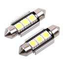 5pcs Canbus No Error 36mm 5W Smd 3-LED Car Day Running Lights Lamps Bul IOE