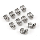 40pc 3/8"-1/2" Adjustable Stainless Steel Drive Hose Clamp Fuel Line Worm Clip