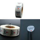 500 Thank You Stickers Mini DIY Clear Red Heart Round Gift Lable Party F IMF