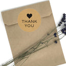 500 Thank You Stickers Seals DIY Craft Round Lables with Heart Party Favou QMM