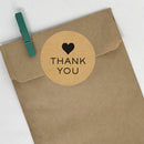 500 Thank You Stickers Seals DIY Craft Round Lables with Heart Party Favou QMM