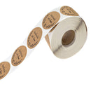 500 1" Round Thank You Hand Made With Love Labels Stickers Gift Food Craft Box d