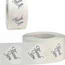 500 Thank You Stickers DIY Craft White Heart-Shaped Gift Lables Wedding  MTH