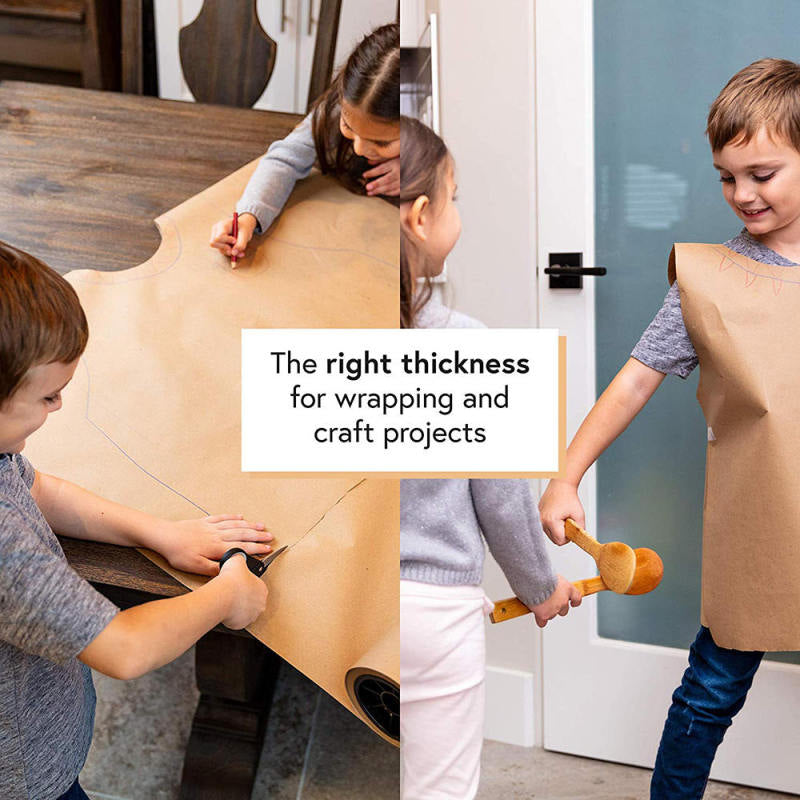 Brown Kraft Paper Roll  Wrapping Craft Cushioning Void Fill DKA PNE