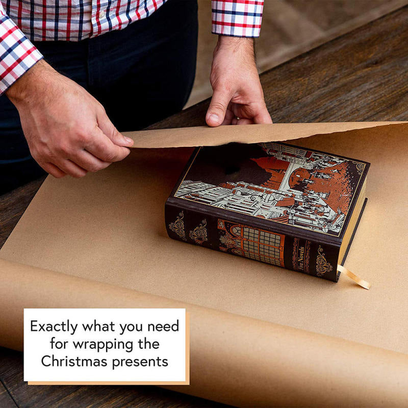 Brown Kraft Paper Roll  Wrapping Craft Cushioning Void Fill DKA PNE