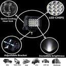 2 x LED Work Light Bar IP67 Spot Flood Combo Triple Row Driving Lamps New