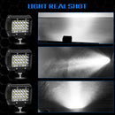 2 x LED Work Light Bar IP67 Spot Flood Combo Triple Row Driving Lamps N POH
