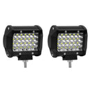 2 x LED Work Light Bar IP67 Spot Flood Combo Triple Row Driving Lamps New