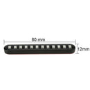 4PCS LED Turn Signal Strip Motorcycle Sequential Flowing 12LED Tail Brake Lights