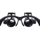10X 15X 20X 25X Double Eye Watch Repair Magnifier Loupe Glass With 2 LED  GNU