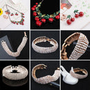 1X necklace+ 1 Pair Earrings Sweet Cherry style  Pendant Beaded Jewelry XMH