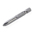 12x High Hardness 1/4" 50mm PH00-PH2 Magnetic Shank Cross Head Screw Driver