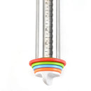 17 inch Adjustable Stainless Steel Rolling Pin With 4 Pcs Removable Rings PZS