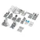 15pcs Multifunction Sewing Machine Presser Foot Spare Parts Accessories vc