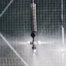 5-head Micro Irrigation System Fog Mist Cool Nozzle Garden Greenhouse Lawn New