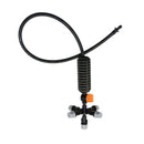 5-head Micro Irrigation System Fog Mist Cool Nozzle Garden Greenhouse Lawn New