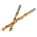 13 x Round Shank HSS Coated Titanium Twist Drill Bit Set 1.5-6.5mm Quic LJM
