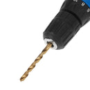 13 x Round Shank HSS Coated Titanium Twist Drill Bit Set 1.5-6.5mm Quic LJM