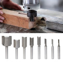 8 x 1/4 Inch Shank Straight Router Bit Set Carbide Wood Milling Cutter  LVP