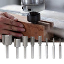 8 x 1/4 Inch Shank Straight Router Bit Set Carbide Wood Milling Cutter  LVP