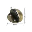 Floor Door Stopper Metal Door Stopper Rubber Bumper Safety Home Commerci HGU