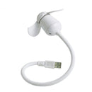 USB Fan Mini Portable Fan Flexible Gooseneck Cooling Fan For Laptop PC No PTV