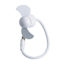 USB Fan Mini Portable Fan Flexible Gooseneck Cooling Fan For Laptop PC No PTV