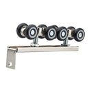 Hanging Sliding Door Closet Hardware Kit Wheels Roller Set 11.8cm YWW KUE