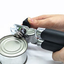 Black Stainless Steel Kitchen Can Opener Easy to Turn Blade Strong Durab CVR