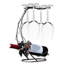 Hanging Four Cups Of Wine Rack Creative European Wrought Iron Wine Glass FHE