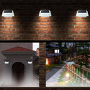 4LED Solar Power Motion Sensor Garden Yard Security Gutter Spot Flood Light