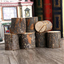 20X Christmas Wooden Table Number Cards Place Name Card Stand Holder Party ert