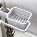 Kitchen Sink Faucet Sponge Soap Storage Organizer Cloth Drain Rack Hold MBT
