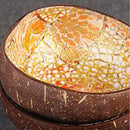 Candy Storage Coconut Shell Non-toxic Decor Dish Fruit Natural Bowl Eco- ZFP