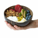 Natural Coconut Shell Bowl Rice Fruit Desert Bowl Handicraft Art Work Ho HNS