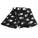 Paw Print Dog Cat Pet Fleece Blanket Puppy Kitten Bed Soft Mat Car Seat XOK