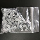 Wholesale Lots 1000x Clear Soft Silicone Rubber Earring Back Stopper Findings fh
