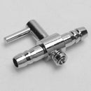 2 Pcs Metal Thread Aquarium Fish Air Flow Distributor Lever Control Valve fsa