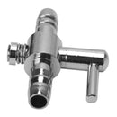 2 Pcs Metal Thread Aquarium Fish Air Flow Distributor Lever Control Valve