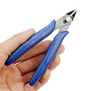 Stainless Steel Diagonal Pliers Blue Cutting Wire Cable for Electrician HGH