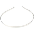 50pcs 5mm Men Women Unisex Blank Plain White Metal Sport Headband Hair Band Gift