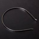 50pcs 5mm Men Women Unisex Blank Plain White Metal Sport Headband Hair Band Gift