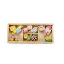 Wooden Baby Bear Changing Clothes Puzzle Set Kids Educational Toys Gift Hot ccb